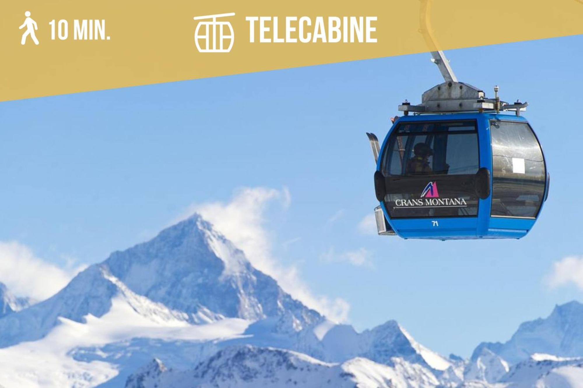 Plein Ciel I Balcony I Close To Cable Cars I Car Park Crans-Montana Bagian luar foto
