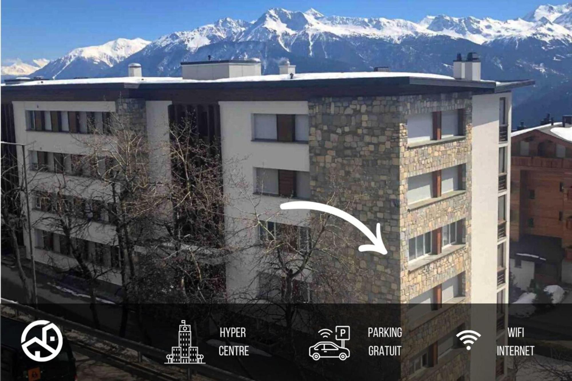 Plein Ciel I Balcony I Close To Cable Cars I Car Park Crans-Montana Bagian luar foto